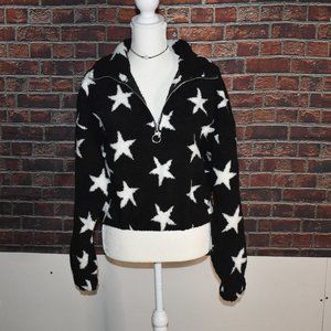 Cropped Sherpa Pullover